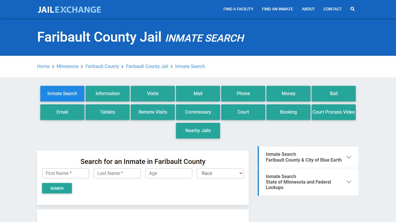 Faribault County Jail, MN Inmate Search: Roster & Mugshots